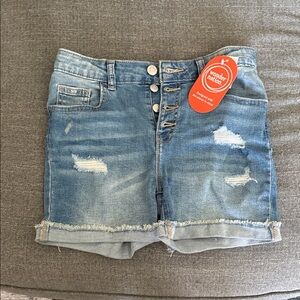 Wonder Nation Distressed Blue Jean Shorts